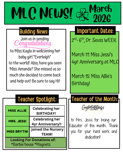 Read Our March 2026 Newsletter!